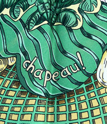 Hermes Scarf Carre 90 Silk 100% Hats — view 4