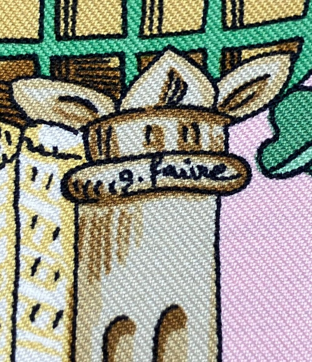 Hermes Scarf Carre 90 Silk 100% Hats — view 5