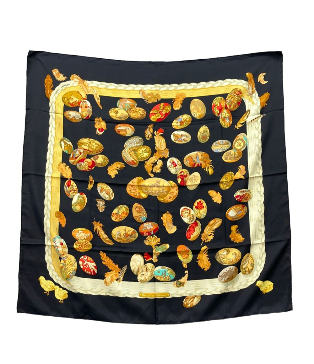 Hermes Scarf Carre 90 Silk 100% Couvee D'hermes Eggs
