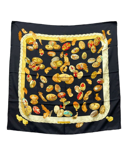 Hermes Scarf Carre 90 Silk 100% Couvee D'hermes Eggs