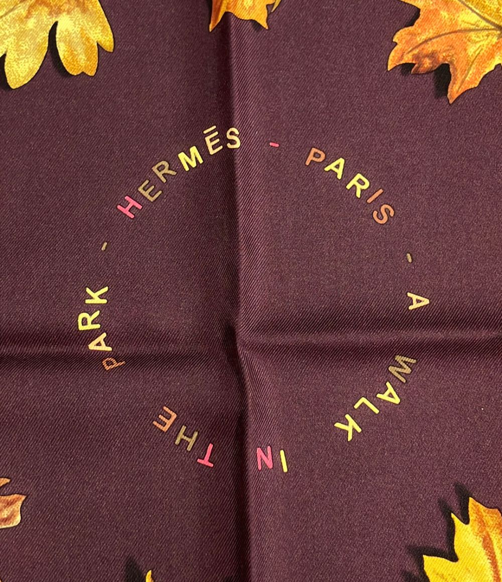 Hermes Scarf Carre 90 Silk 100% Walk in the Park — view 4