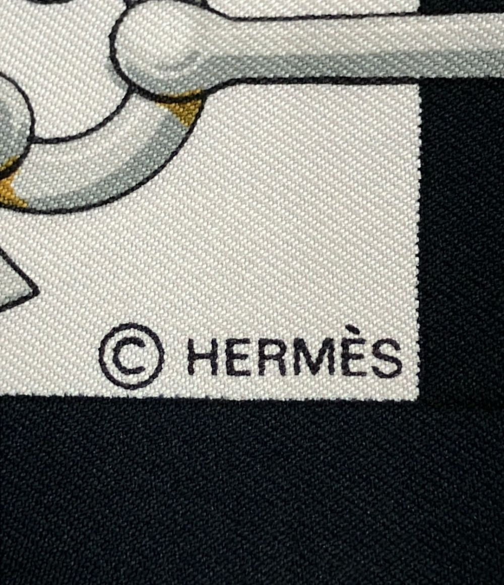 Hermes Scarf Carre 90 Silk 100% Cricketis — view 2