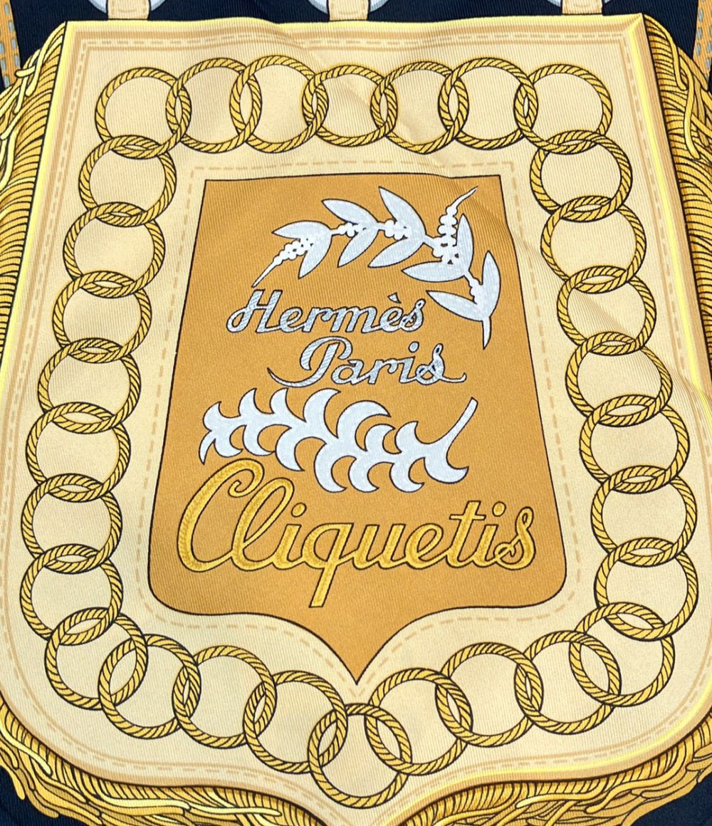 Hermes Scarf Carre 90 Silk 100% Cricketis — view 4