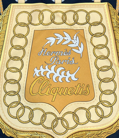 Hermes Scarf Carre 90 Silk 100% Cricketis — view 4