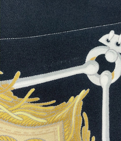Hermes Scarf Carre 90 Silk 100% Cricketis — view 8
