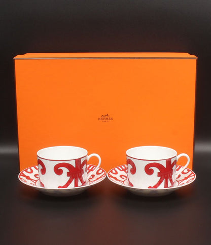 Hermes Morning Cup&saucer Set Pair Guadalquivir