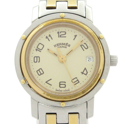 Hermes Watch Clipper Beige