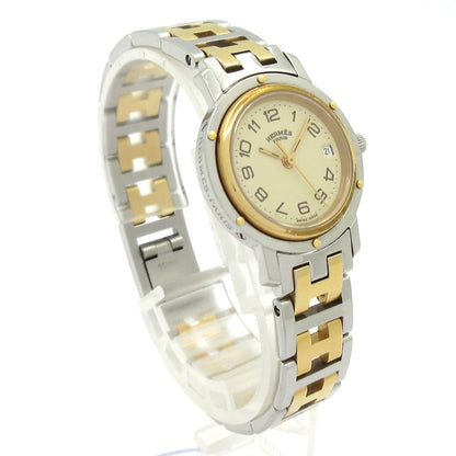Hermes Watch Clipper Beige — view 3
