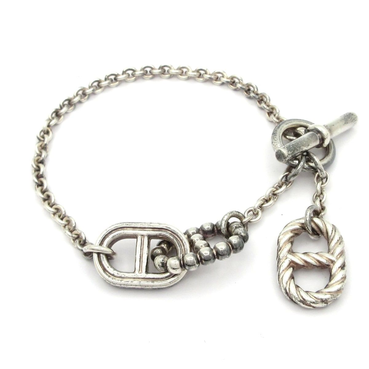 Hermes Bracelet Chaine D'ancre Parade Silver