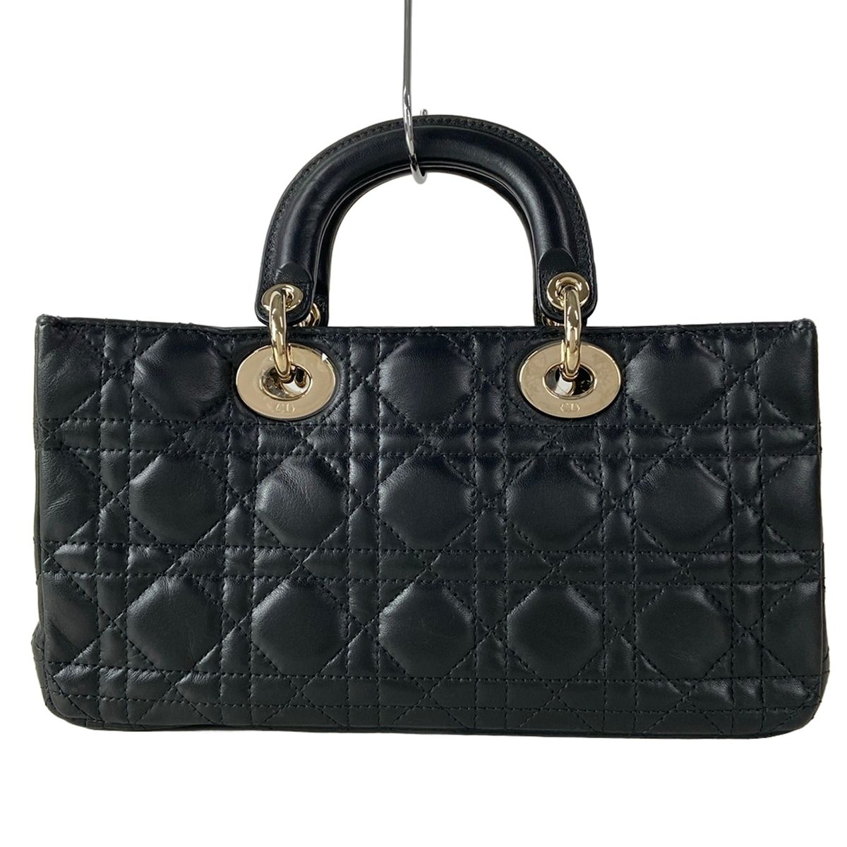 Dior Handbag les Didi Joy Bag Small Lady D-joy Black Gold Lambskin — view 3