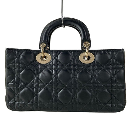 Dior Handbag les Didi Joy Bag Small Lady D-joy Black Gold Lambskin — view 3