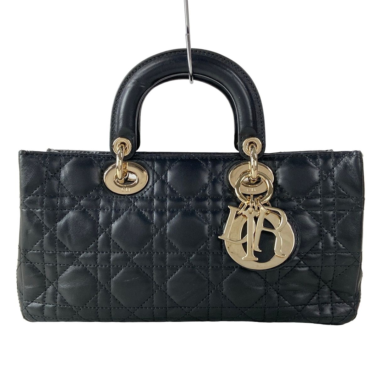 Dior Handbag les Didi Joy Bag Small Lady D-joy Black Gold Lambskin