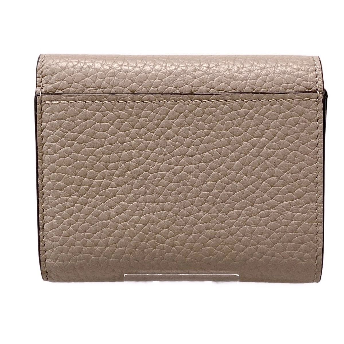 Louis Vuitton Trifold Wallet Capucines Portefeuille XS Galet Leather Cowhide — view 2