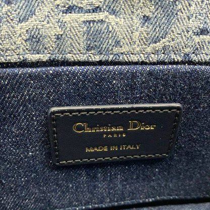 Dior Shoulder Bag East West Blue Dark Navy — view 8