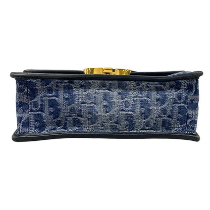 Dior Shoulder Bag East West Blue Dark Navy — view 5