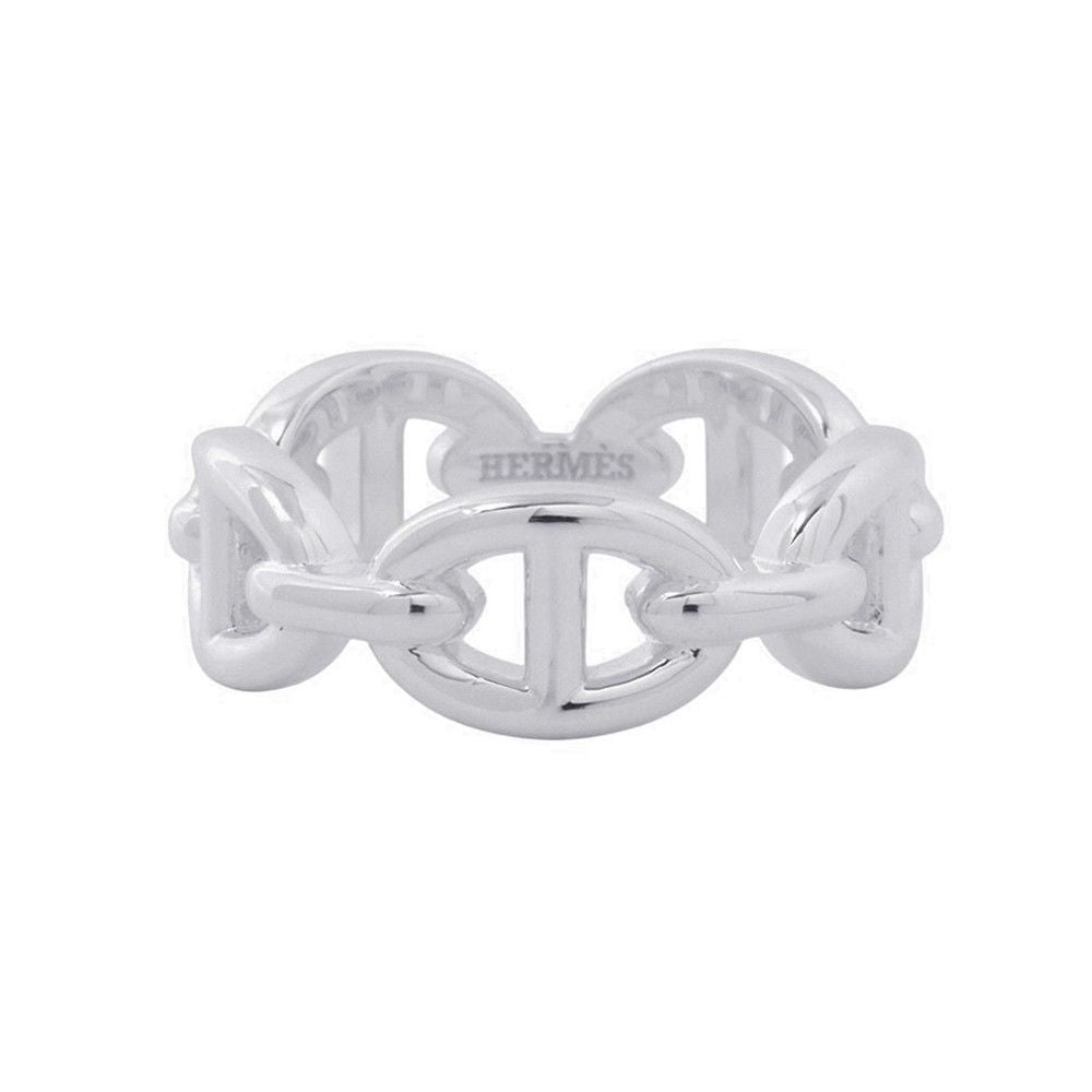 Hermes Ring Chaine D'ancre Enchainee PM