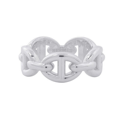 Hermes Ring Chaine D'ancre Enchainee PM