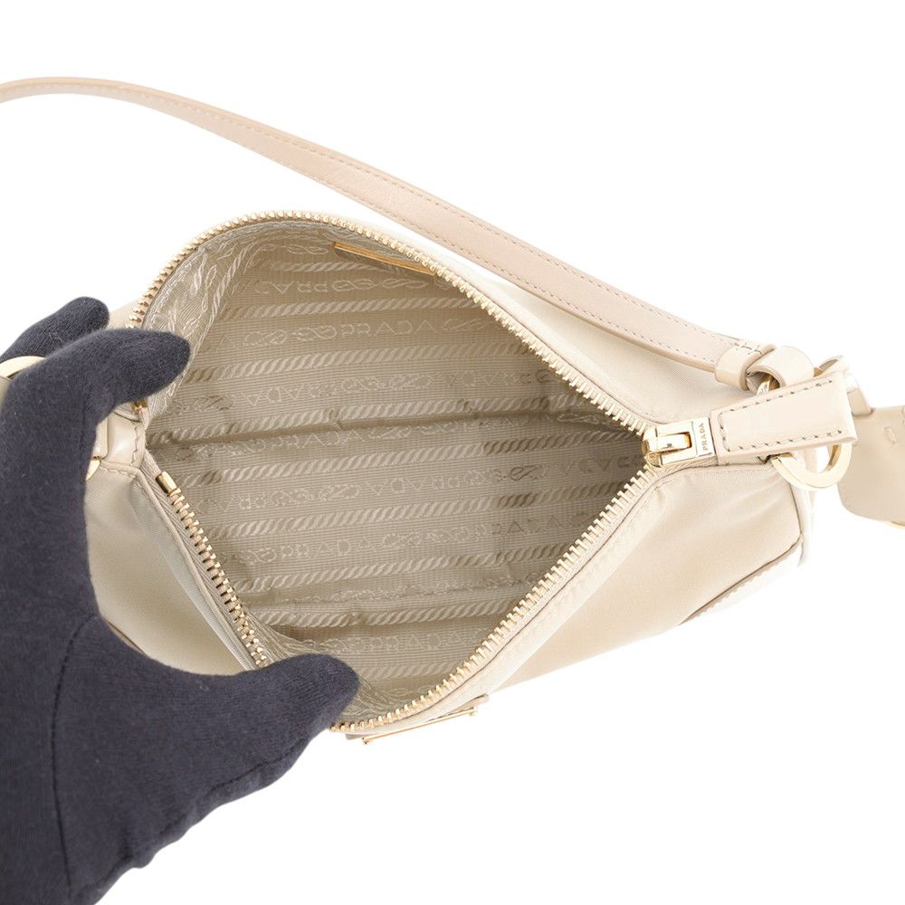 Prada Shoulder Bag Triangle Logo Nylon — view 5