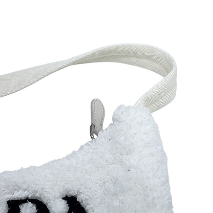 Prada Re Edition 2000 Terry Mini Bag Black White — view 7