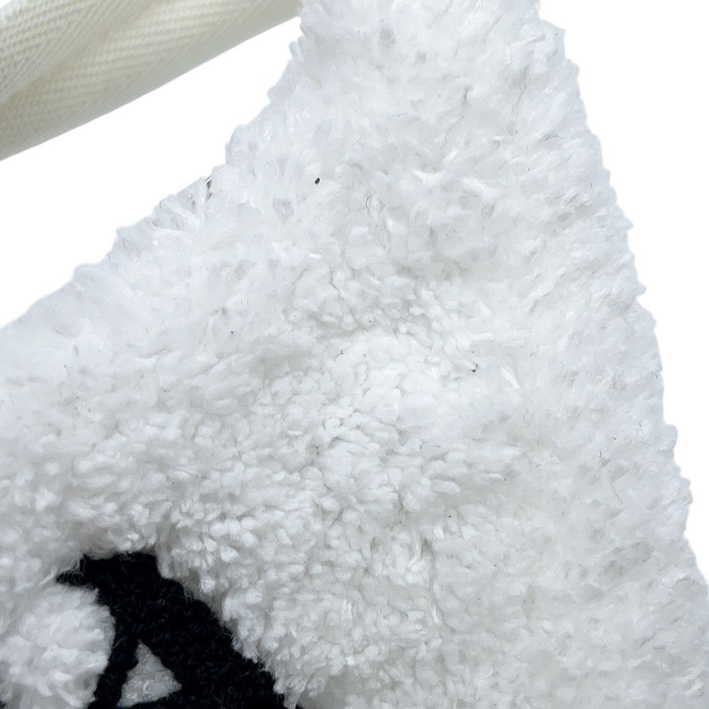 Prada Re Edition 2000 Terry Mini Bag Black White — view 8