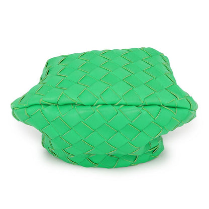 Bottega Veneta Handbag Intrecciato Small Turn Pouch Lambskin Green — view 3