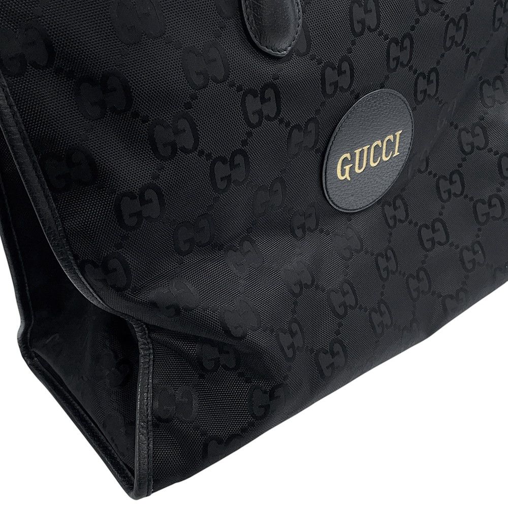 Gucci Tote GG Nylon Ob the Grid Off 2-Way Shoulder Bag Black — view 7