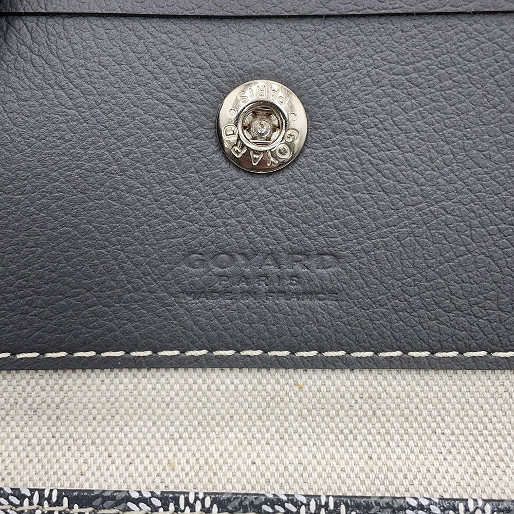 Goyard Tote Bag Saint Louis PM Leather Herringbone — view 6