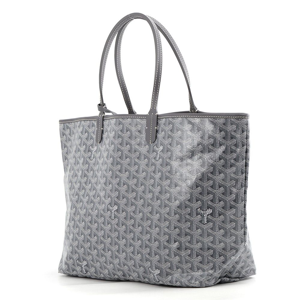 Goyard Tote Bag Saint Louis PM Leather Herringbone — view 2