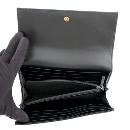 Gucci Wallet GG Marmont Double G Continental Leather Black — view 5