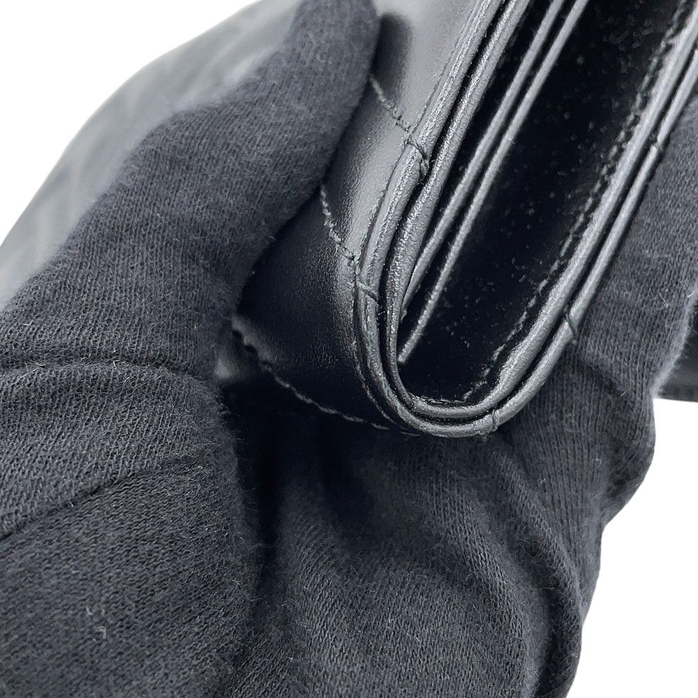 Gucci Wallet GG Marmont Double G Continental Leather Black — view 8