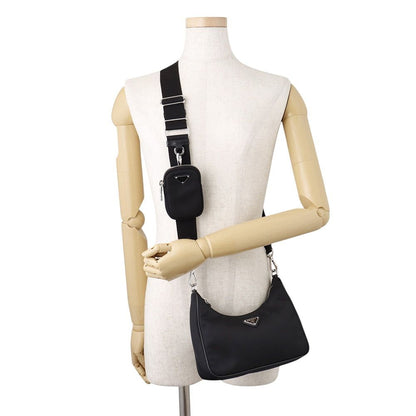 Prada Shoulder Bag Re Edition 2005 Re-Nylon 2-Way Black — view 5