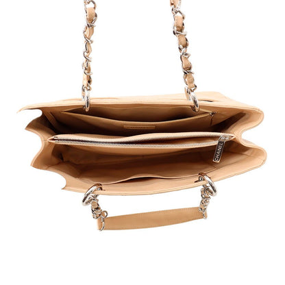 Chanel Chain Tote CC Logo Reissue Quilted Caviar Leather Shoulder Bag — view 5