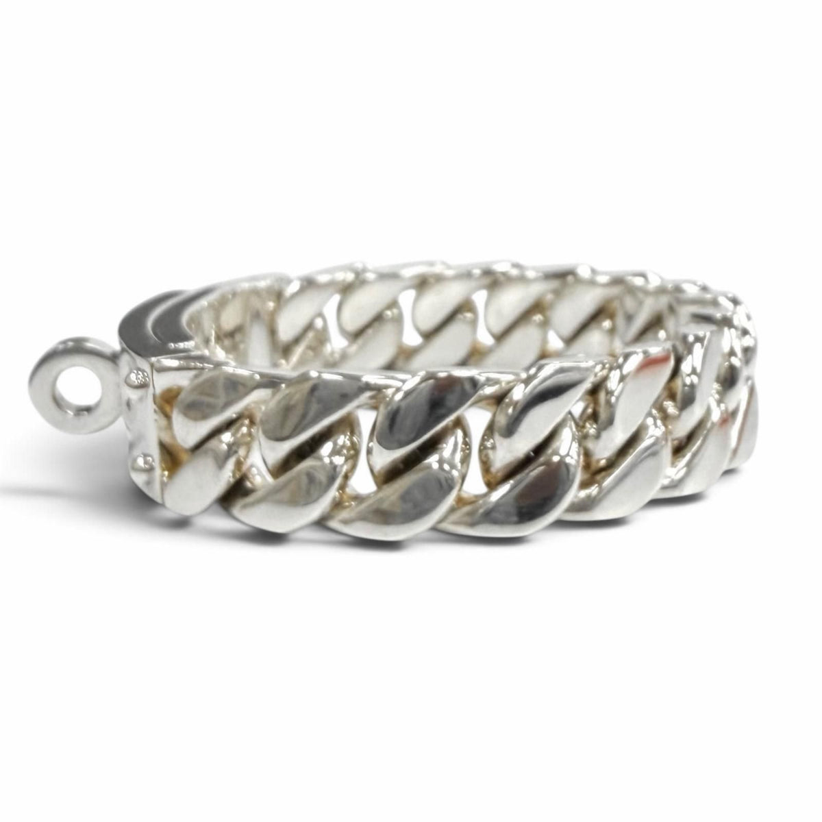 Hermes Kelly Gourmette GM Bracelet Silver — view 3