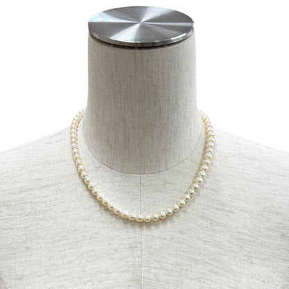 Tiffany & Co Ziegfeld Collection Pearl Necklace Silver Clasp — view 3