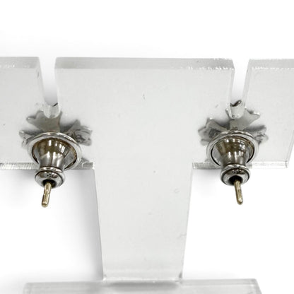 Chrome Hearts CH Cross Stud Earrings Silver Gold — view 3