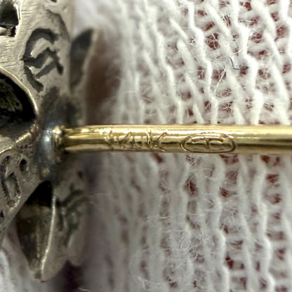 Chrome Hearts CH Cross Stud Earrings Silver Gold — view 7