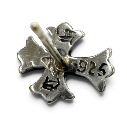 Chrome Hearts CH Cross Stud Earrings Silver Gold — view 5