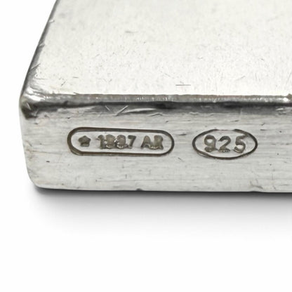 Gucci 925 G Logo Plate Chain Pendant Silver — view 8