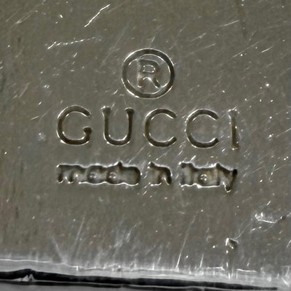 Gucci 925 G Logo Plate Chain Pendant Silver — view 7
