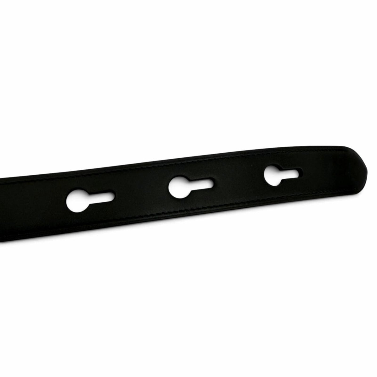Loewe Embossed Logo Design Anagram Leather Belt Black 80/32 — view 6