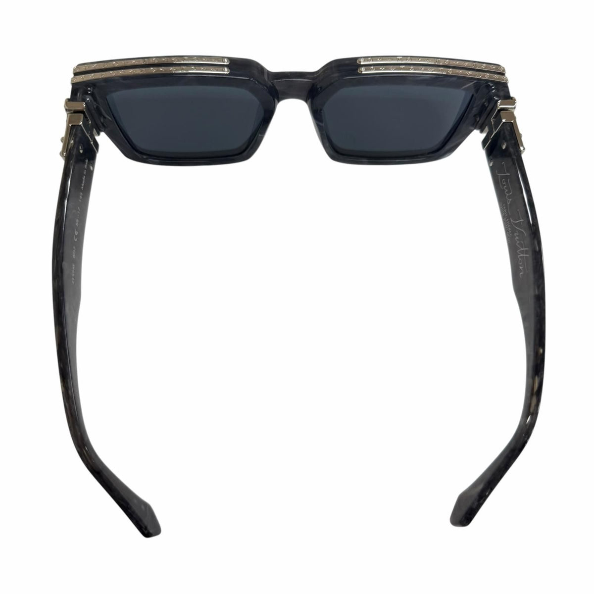 Louis Vuitton 1.1 Millionaire Square Sunglasses Gray 58 Demo Lens Eyewear — view 8