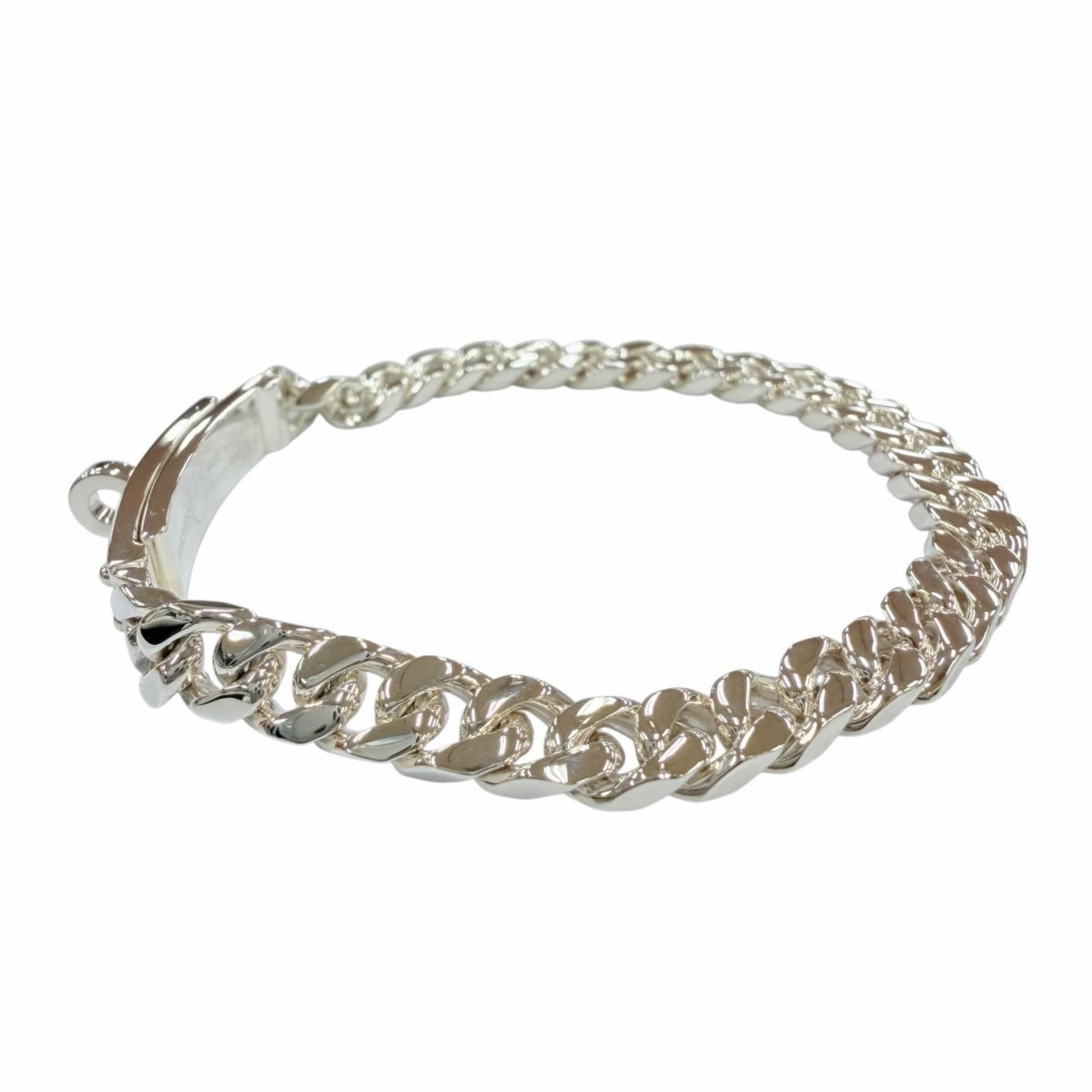 Hermes Kelly Gourmette Bracelet LG Silver — view 3