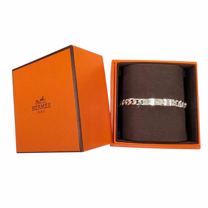Hermes Kelly Gourmette Bracelet LG Silver — view 2