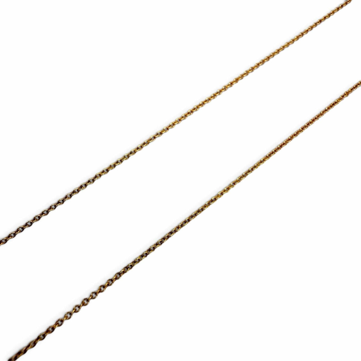 Tiffany & Co Open Teardrop Pendant Yellow Gold Necklace — view 6