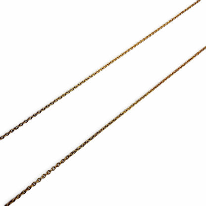 Tiffany & Co Open Teardrop Pendant Yellow Gold Necklace — view 6