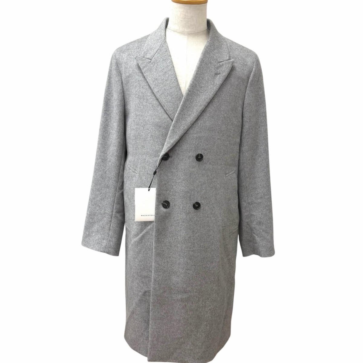 Loro Piana Mackintosh Crawford Cashmere 100% Rain System Chesterfield 38