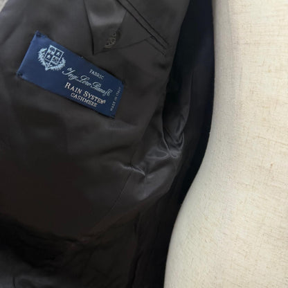 Loro Piana Mackintosh Crawford Cashmere 100% Rain System Chesterfield 38 — view 5
