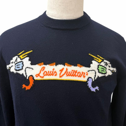 Louis Vuitton NIGO Cashmere Wool Intarsia Jacquard Dragon Sweater XS — view 2
