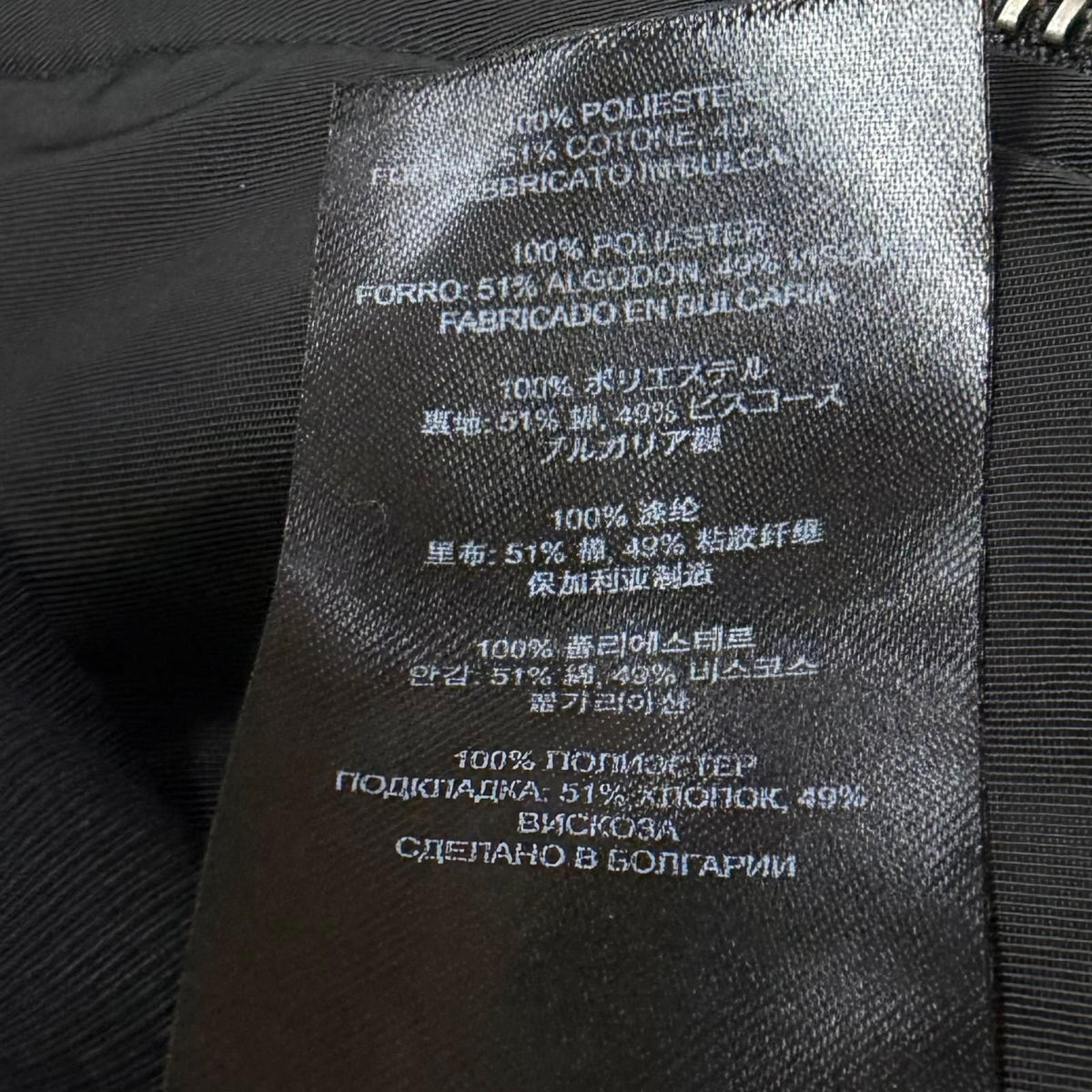 Bvlgari Dries Van Noten Back Zip Design Bomber Jacket Black — view 8
