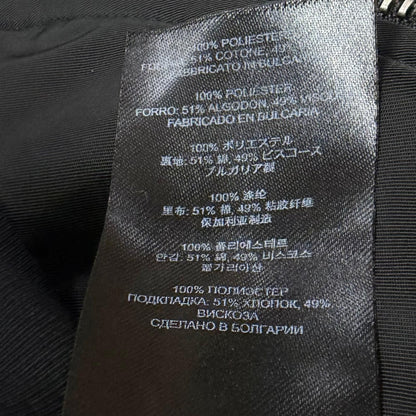 Bvlgari Dries Van Noten Back Zip Design Bomber Jacket Black — view 8